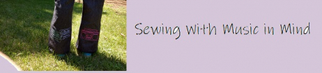 Sewing With Music in Mind Banner